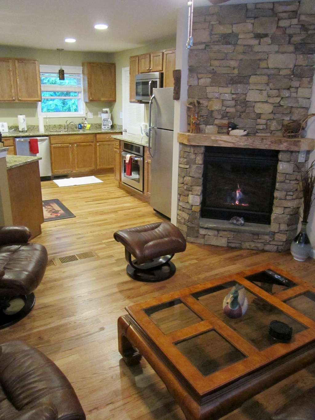 Brevard cabin with a harming view and a wood stove fireplace, Rosman, Highlands, Cashier, Lake Toxaway, cabin rental